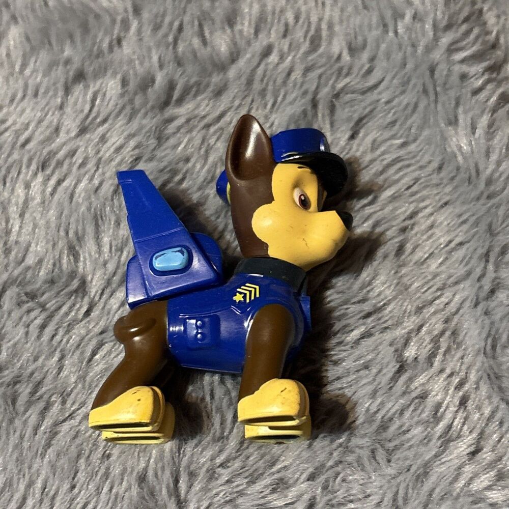Paw Patrol Chase Figure Toy Cake Topper Plastic Dog